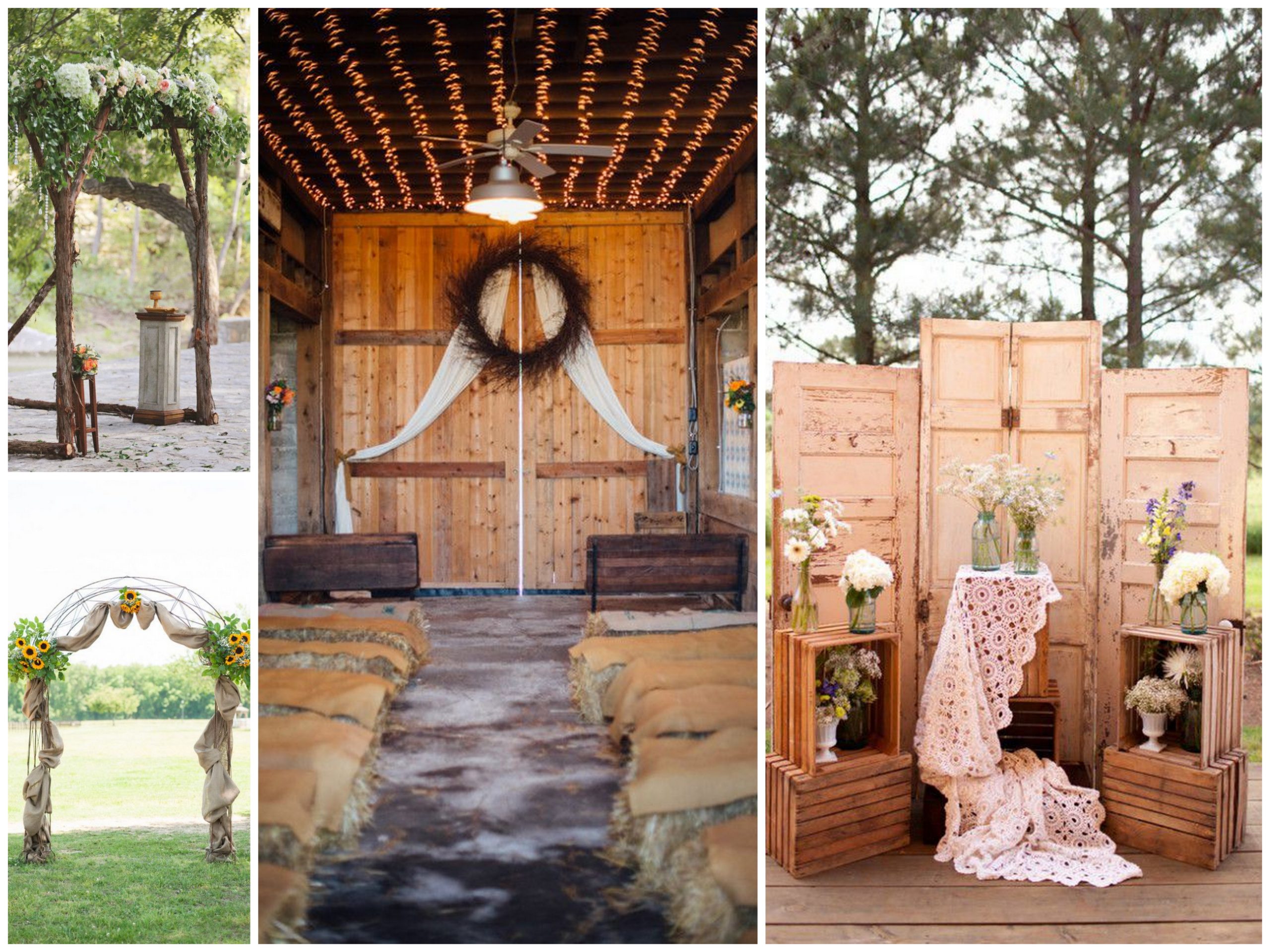 Wedding Arches and Ceremony Backdrops Ideas