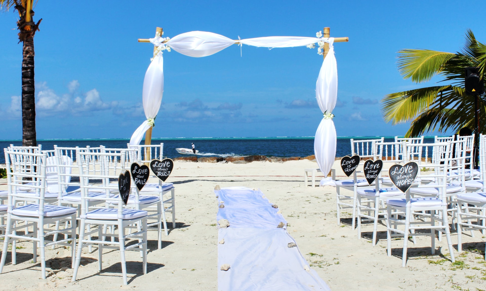 beach wedding arch ideas